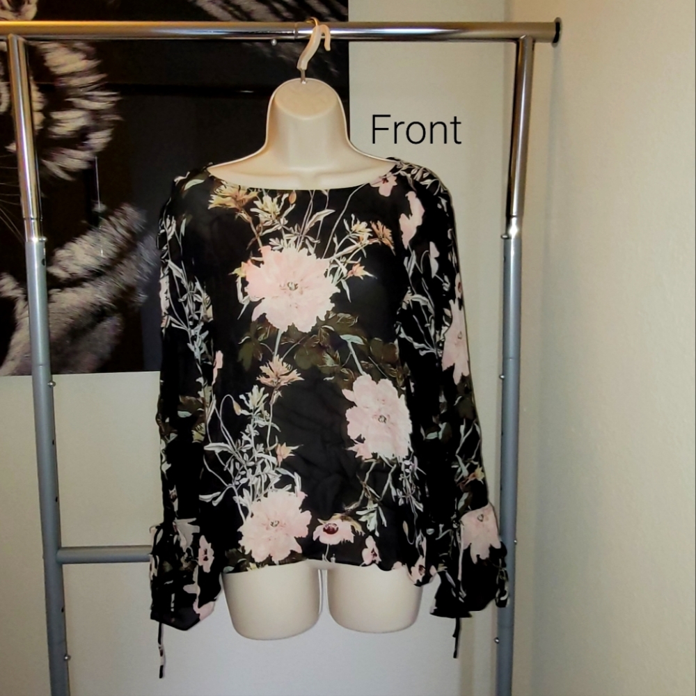 Lucky Brand XL Floral Blouse